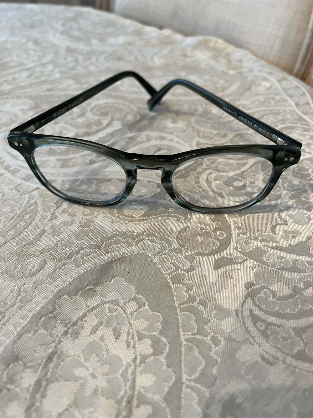 Warby Parker Green Tortoiseshell Round Acetate Glasses need new lenses
